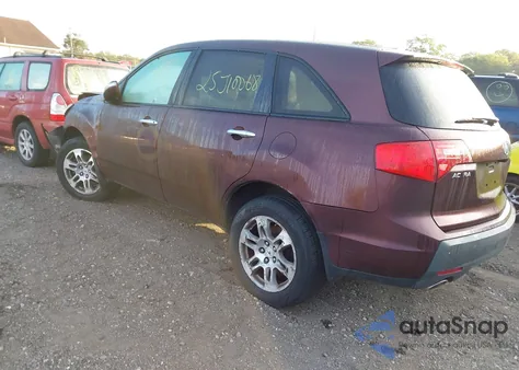 2009 Acura Mdx Technology Package z USA, uszkodzony, nr VIN 2HNYD28429H534176